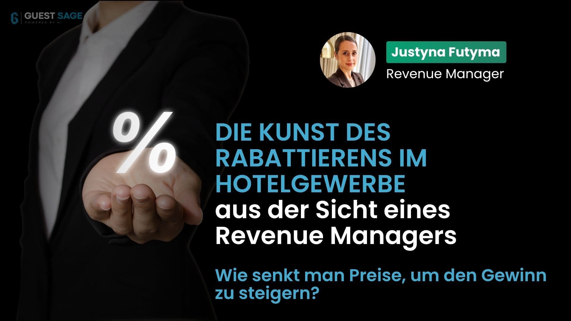 Die Kunst des Rabattierens im Hotelgewerbe aus der Sicht eines Revenue Managers. Wie senkt man Preise, um den Gewinn zu steigern?